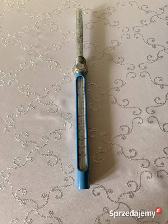 Termometr przemysłowy 0200C szklany w metalowej Akcesoria grzewcze
