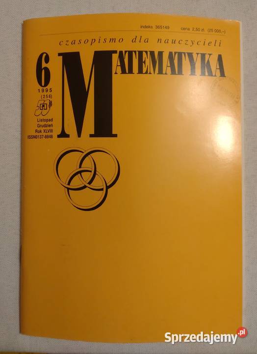 Czasopismo nauczycieli matematyka 1995 Wrocław