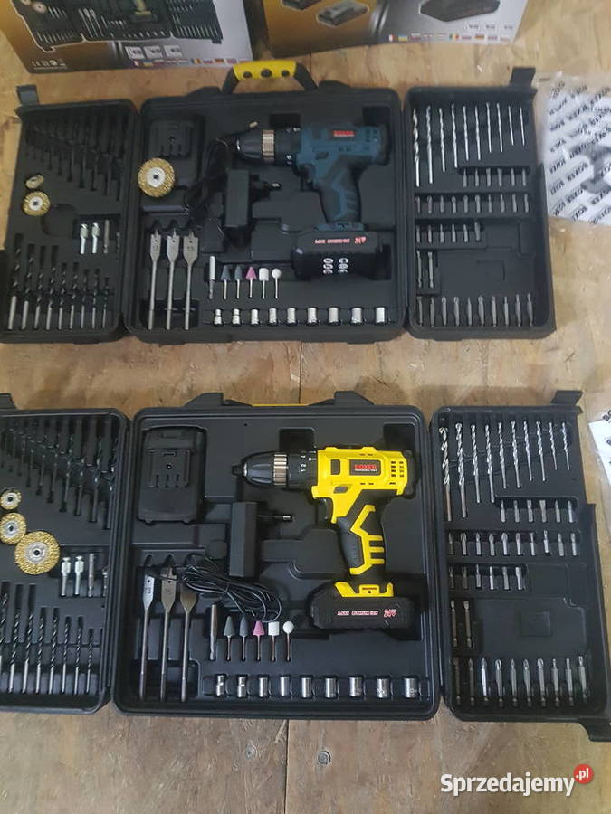 WKRĘTARKA AKUMULATOROWA 24V Z WIERTARKA 2x AKU Elektryczne wielkopolskie Głogowa