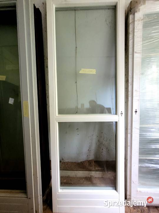 okno drzwi drewniane balkonowe 92x237 Turawa