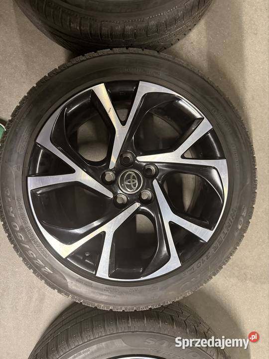 Oryginalne alufelgi Toyota chr 18 opony zimowe wielkopolskie Poznań