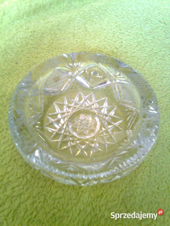 Popielniczka kryształowa Łódź