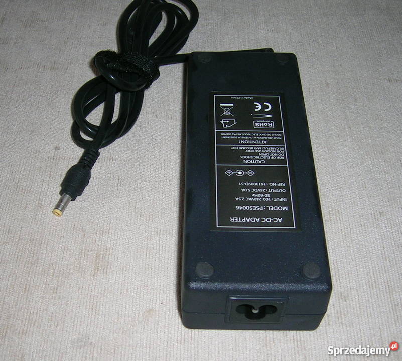 Zasilacz impulsowy 24V 5A 120W wtyki uniwersalne Wyszków