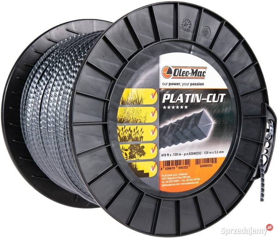 ŻYŁKA TNĄCA OLEOMAC PLATINCUT 35 mm 128m Opalenica