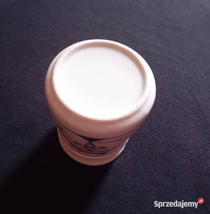 Porcelanowy pojemnik na marnoladę wzór słomkowy Koźminek sprzedam