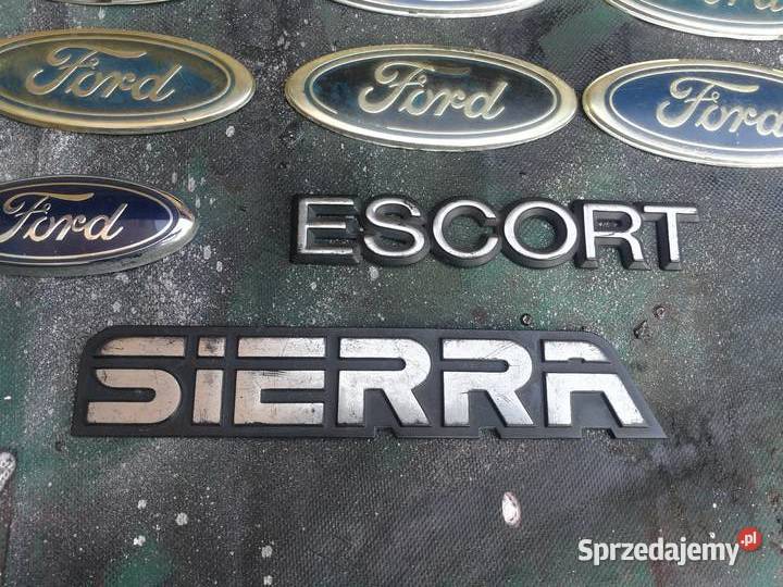 Znaczek Emblemat Napis Logo Ford Escort Sierra podlaskie Augustów