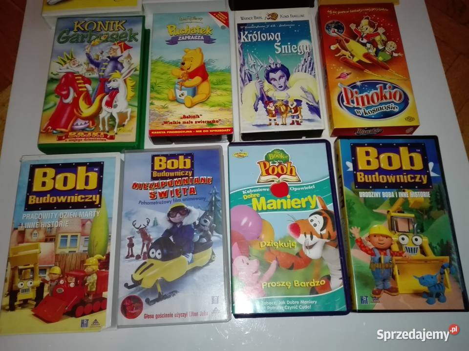 Kasety VHSfilmy dziecistan b VHS Filmy Warszawa