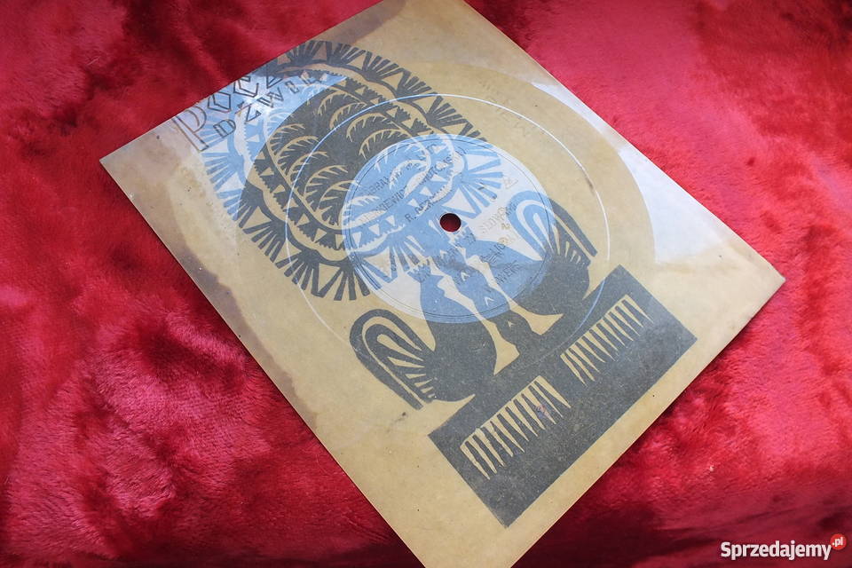 Stara pocztówka dźwiękowa Wawele RGerczak Żary