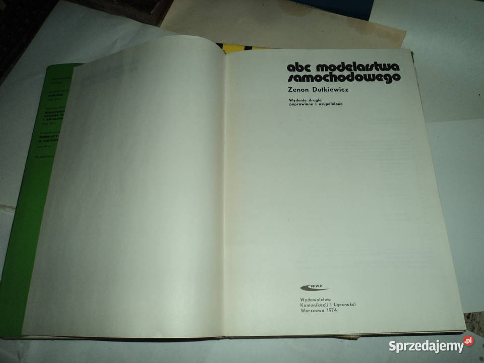 ABC Modelarstwa samochodowego Dutkiewcz twarda z obwolutą małopolskie Nowy Sącz sprzedam