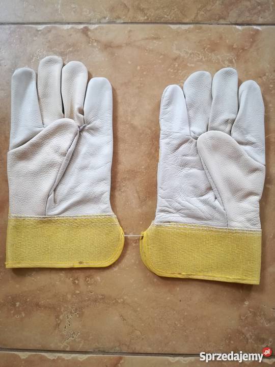 Rękawice robocze skórzane ochronne budowlane Pozostałe łódzkie Sieradz