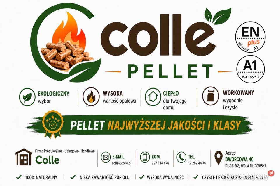 Pellet sosnowy A1 Wola Filipowska