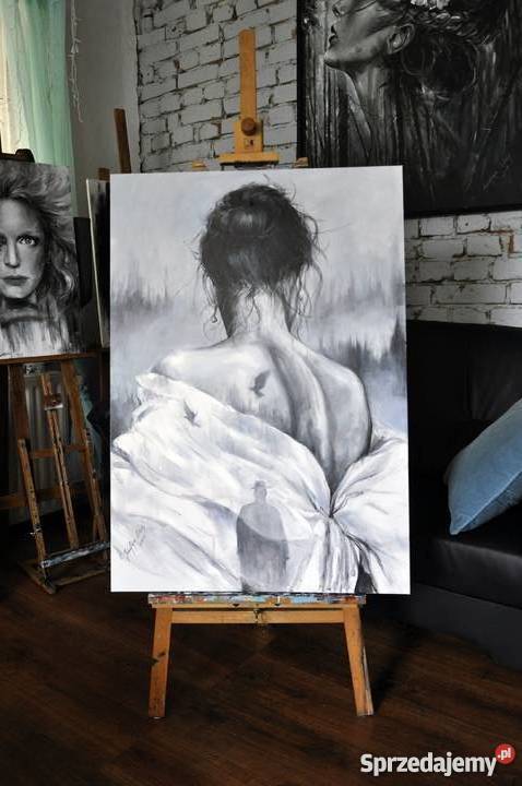 Duży akt kobieta surrealizm nowoczesny duży Warszawa