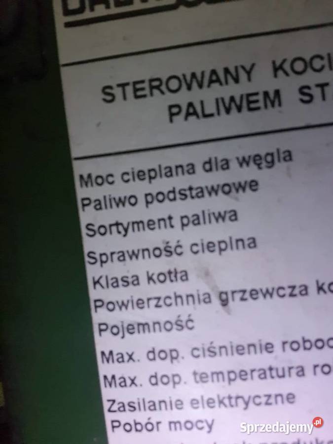 Piec drewmet 35kw 2014 na węgiel i drzewo Tomaszów Lubelski sprzedam