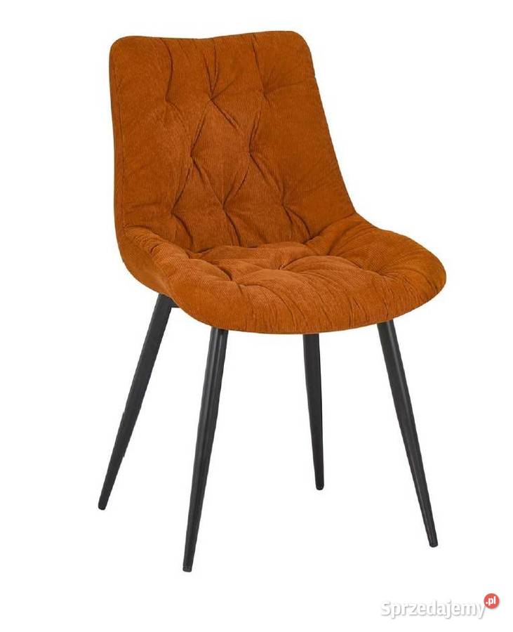 Beżowe Krzesło Tapicerowane Pik Wysyłka 24H Tarchały Małe