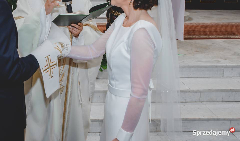 Sprzedam sukienkę ślubną biały Warszawa