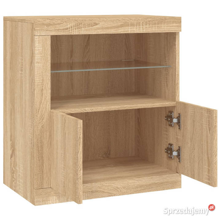 Szafka z oświetleniem LED dąb sonoma 605x37x67 Warszawa