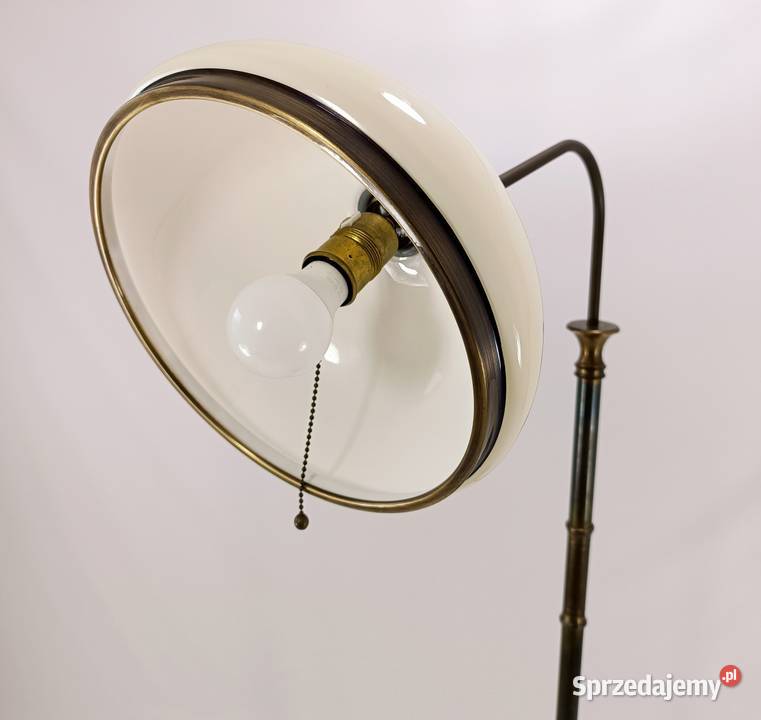 Mosiężna lampa podłogowa vintage Zielona Góra sprzedam