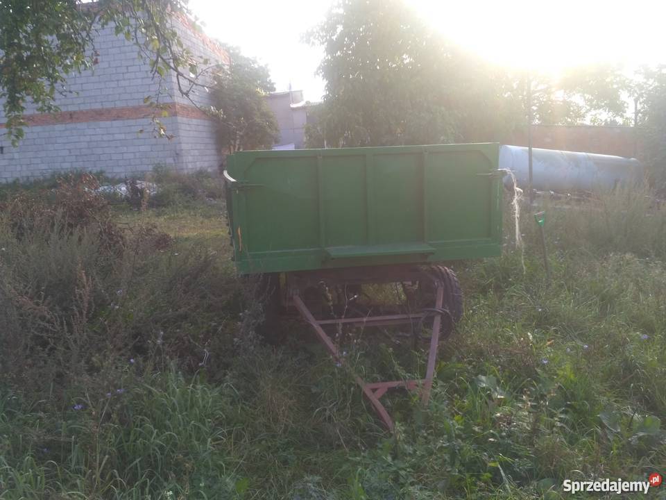 Przyczepa d 34 35t wywrotka na boki remontach nieuszkodzony Przyczepy rolnicze Kcynia