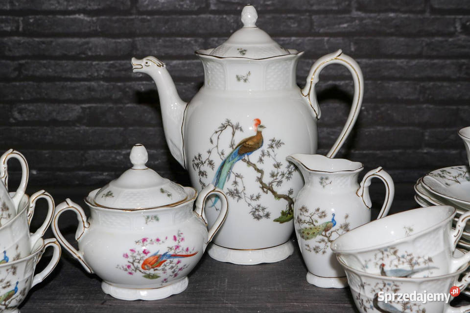 Serwis Rosenthal ptaki Porcelana i szkło małopolskie Olkusz