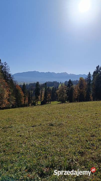 ZAKOPANE GLAMPINGPiękna działka widokowa u stóp rolna małopolskie Suche sprzedam