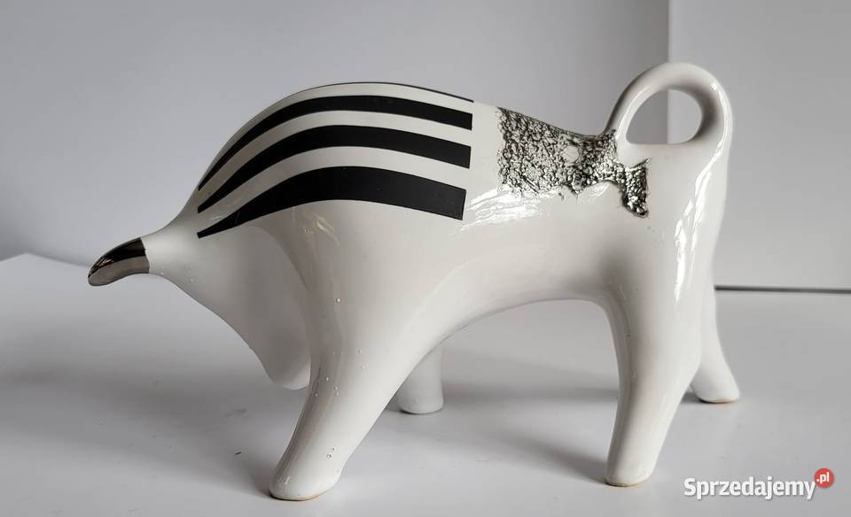 BYK Znak zodiaku Figurka Byczek ceramiczny Sierakowice