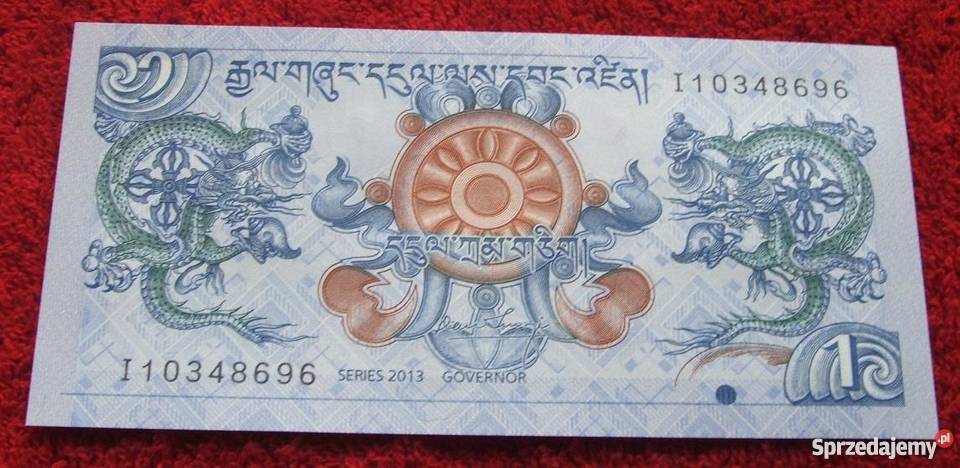 BHUTAN 1 NGHULTRUM Kolekcjonerski Banknot 1 Katowice