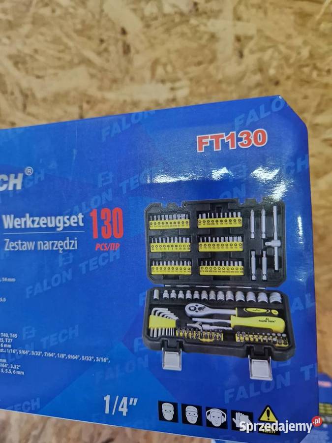 Zestaw narzędzi FalonTech FT130 130 elementów Głogowa sprzedam