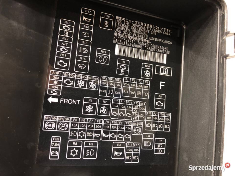 SKRZYNKA BEZPIECZNIKÓW MITSUBISHI OUTLANDER III