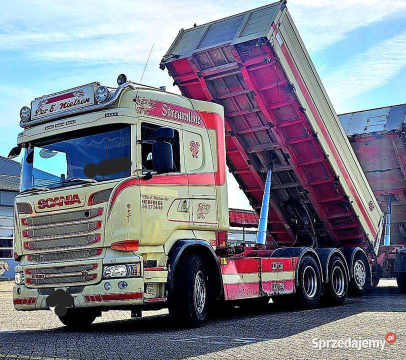 Wywrotka do zboza dosypkich Scaniw diesel