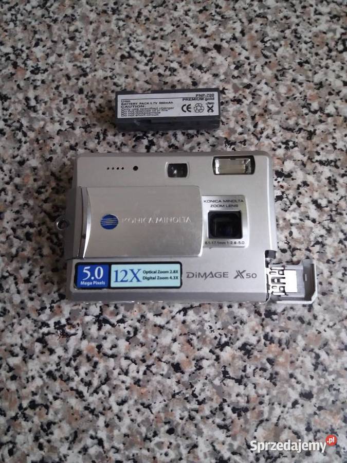 Aparat cyfrowy KonicaMinolta Dimage X50 mazowieckie Warszawa sprzedam