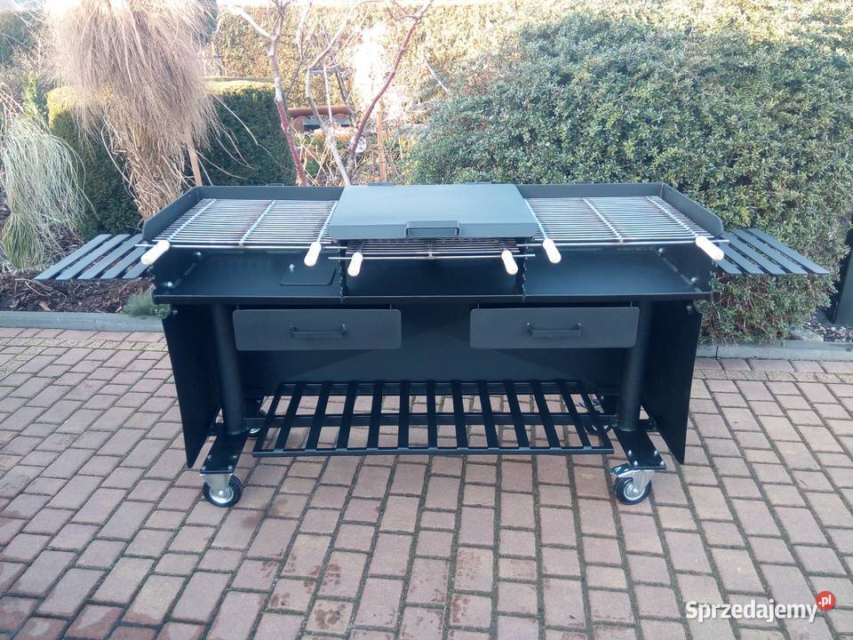 Gastronomiczny grill TRÓJKOMOROWY blacha 5 mm z wielkopolskie sprzedam