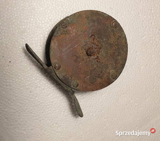 100 letni kołowrotek mosiężny Reszel