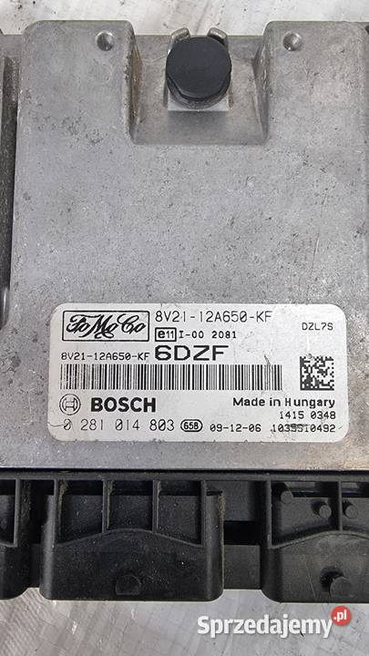 FORD FIESTA MK7 16 TDCI KOMPUTER SILNIKA