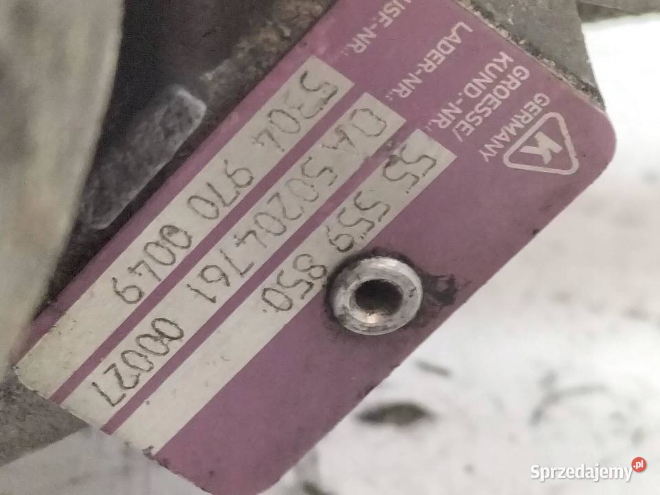 TURBOSPRĘŻARKA 55559850 20 TURBO OPC Z20LEH Opel Rok produkcji 2005