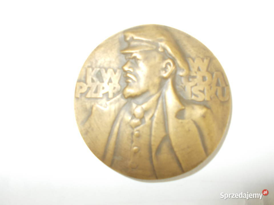medal pamiątkowy z postacią Lenina Gdańsk