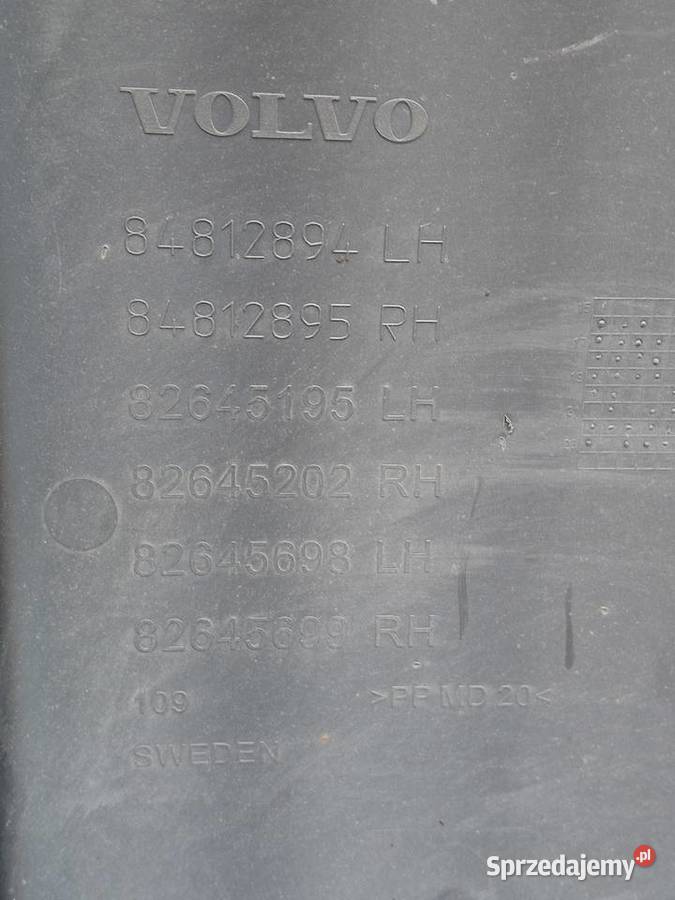 VOLVO FH4 FH5 BŁOTNIK KOŁO LEWY ZAKABINOWY Bieleń sprzedam