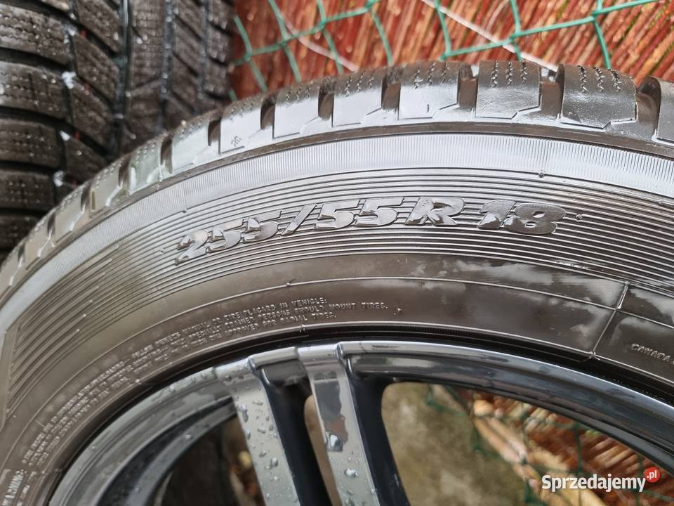 Alufelgi 18 cal BMW X5X6 Opony zimowe 2555518 aluminiowe Trzebiatów