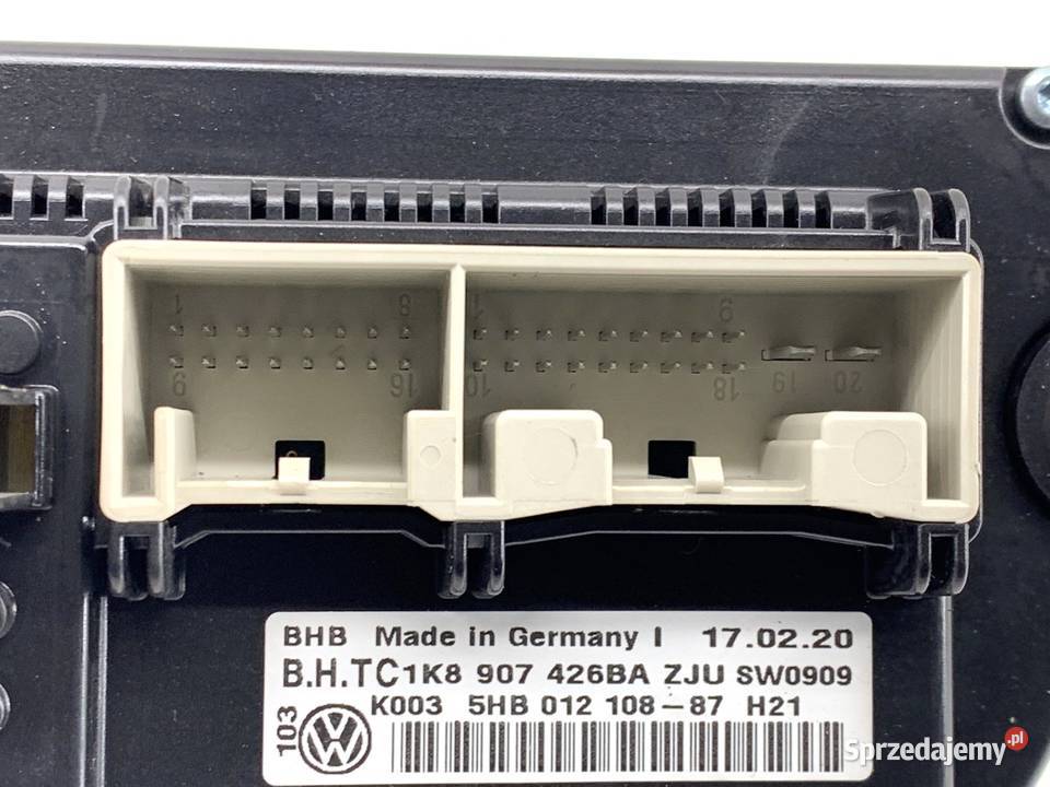 PANEL STEROWANIA NAWIEWU VW CADDY IV 1K8907426BA sprzedam