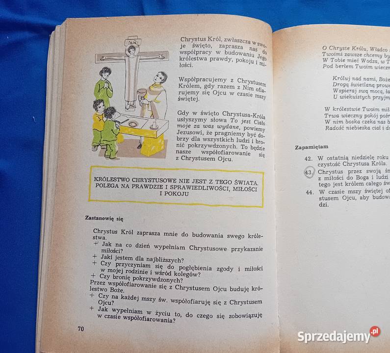 Katechizm religii katolickiej Część III Wydanie Koźminek