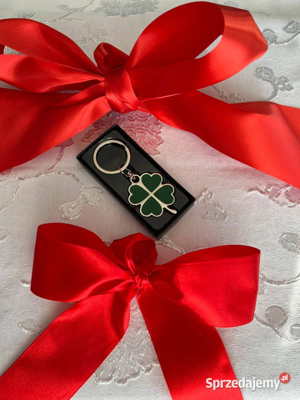 Brelok do kluczy czterolistna koniczna Bielsko-Biała