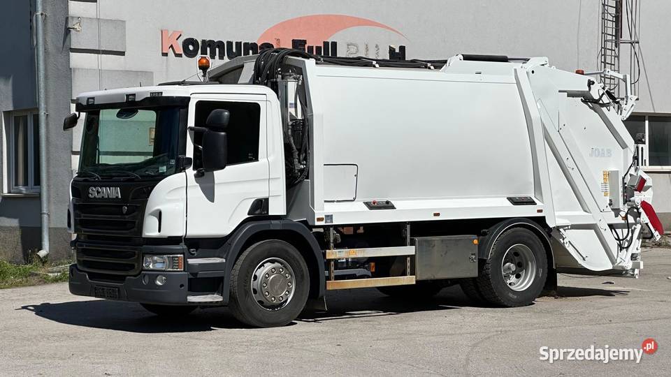 Scania P280 śmieciarka JOAB 14 m3 Euro 6 klima pneumatyczne zawieszenie Wola Murowana
