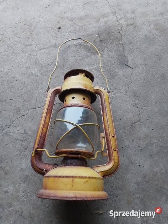 Lampa naftowa zabytkowa