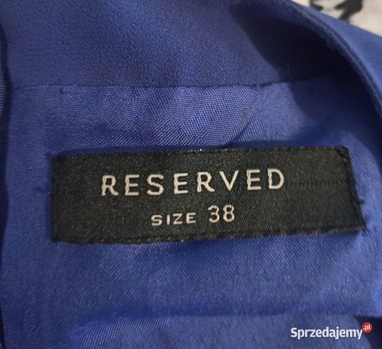 niebieska zwiewna asymetryczna