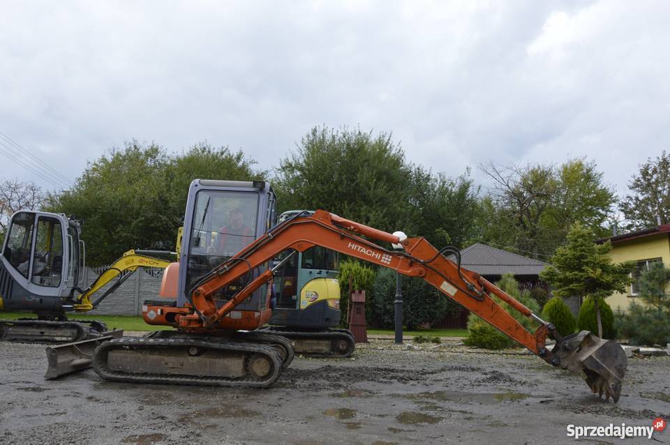 Minikoparka mini koparka HITACHI EX30 Z 2001r 3T nie Złoczew