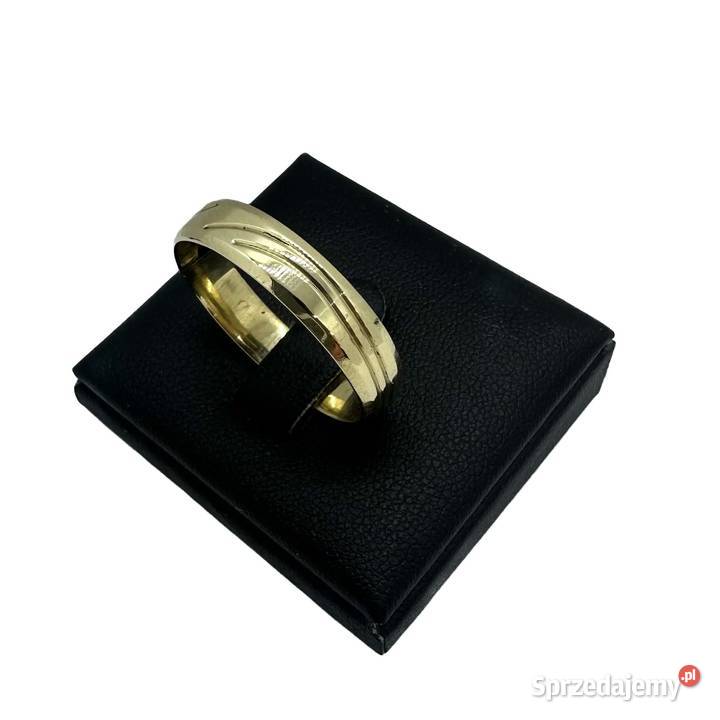 Złota Obrączka pr 585 616g R34 Obrączki Biżuteria Elbląg