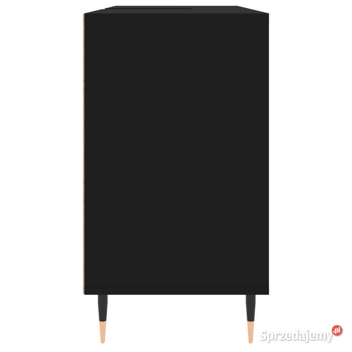 Szafka łazienkowa czarna 80x33x60 materiał Warszawa