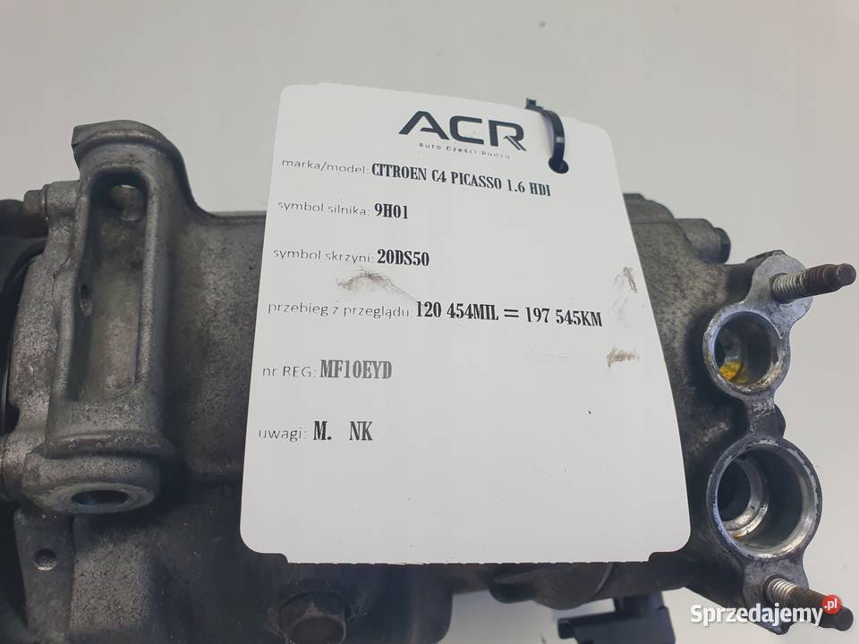 SPRĘŻARKA KLIMATYZACJI Citroen C4 Picasso 16 HDI Rudka