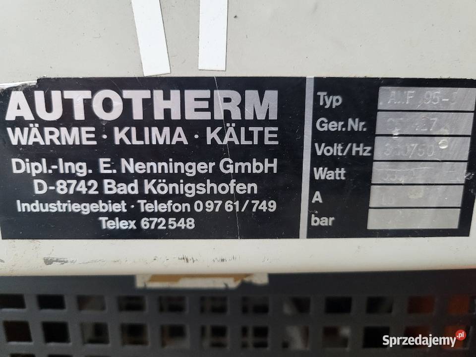 Termostat wodny regulator temperatury formy Białogard