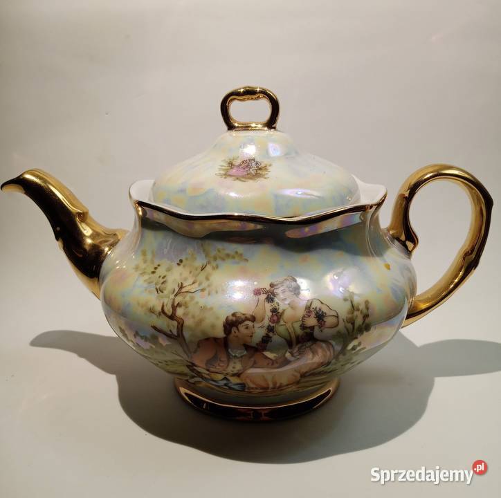 Dzbanek porcelanowy Karolina PRL scena miłosna Warszawa