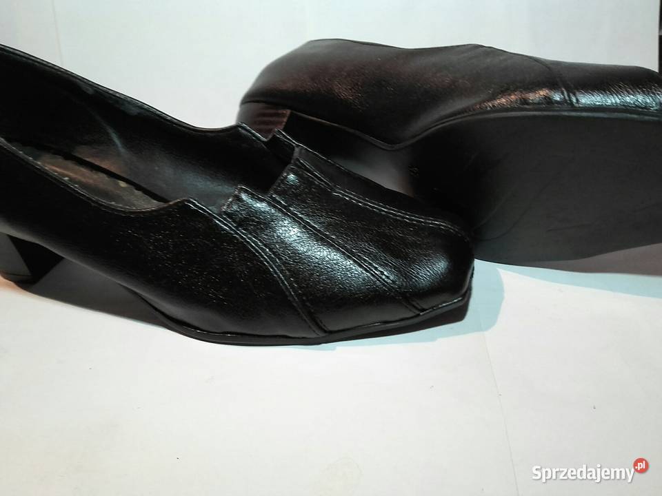 Buty damskie na obcasiku 5 skóra naturalna prod Katowice